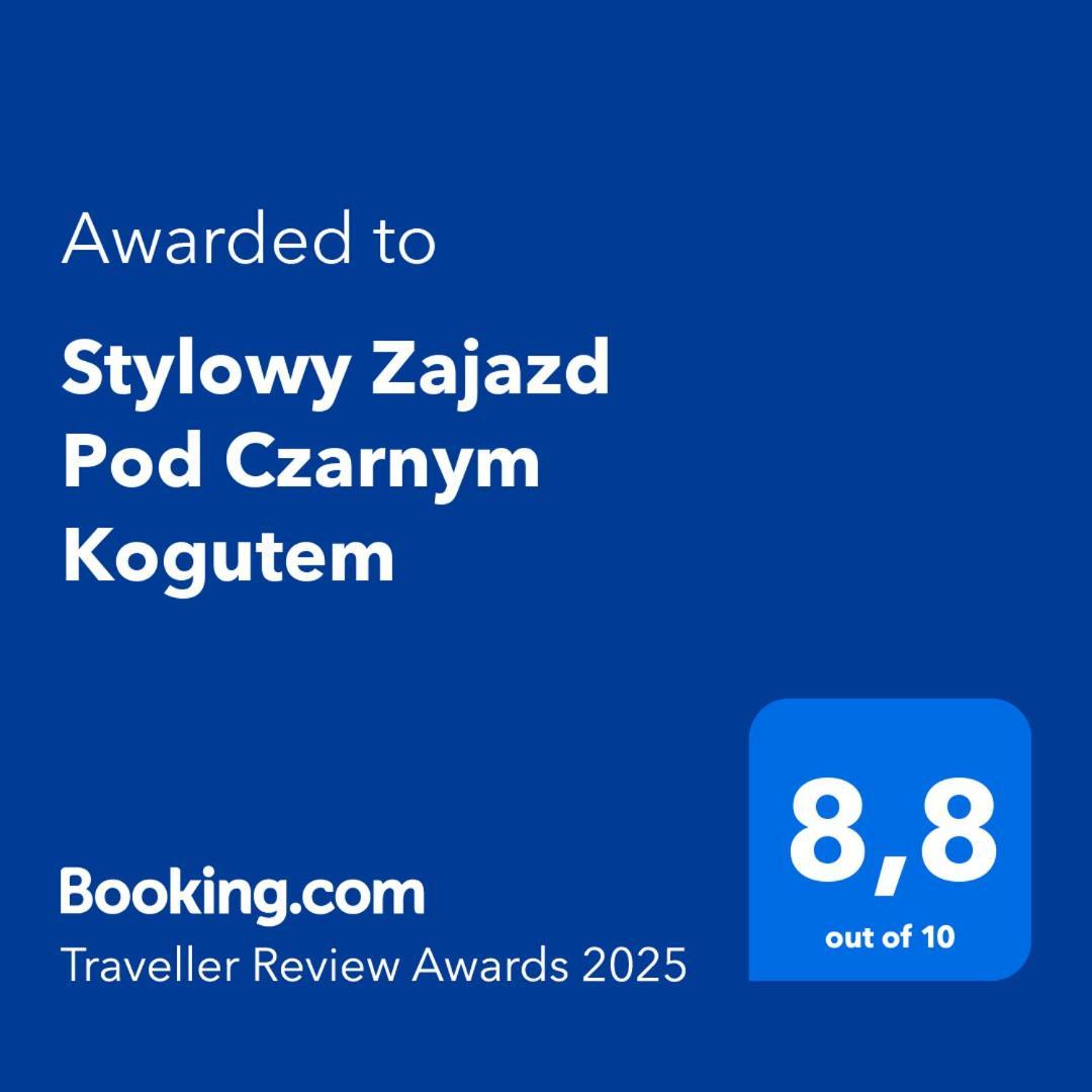 Stylowy Zajazd Pod Czarnym Kogutem Czarna  Exterior foto